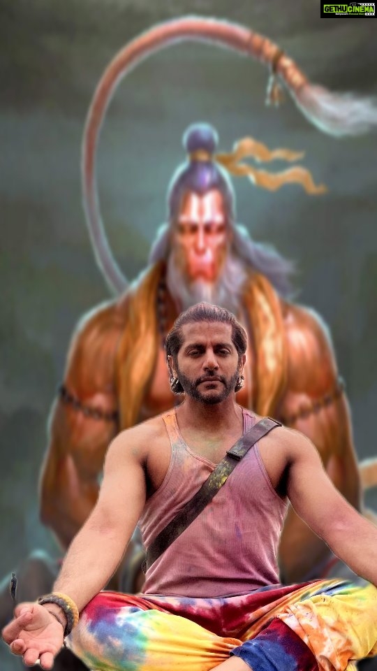 Karanvir Bohra Instagram - Bol #bajrangbali ki jai🙏 #hanumanjayanti