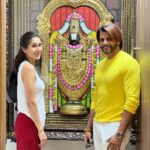 Karanvir Bohra Instagram - #tirupatibalaji ki jai ❤️