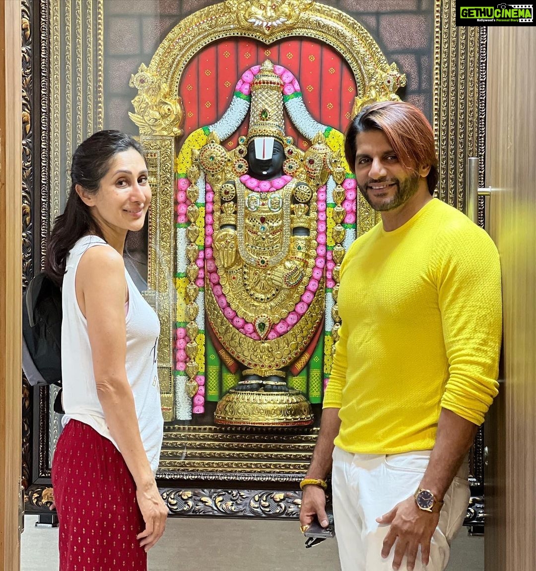 Karanvir Bohra Instagram - #tirupatibalaji ki jai ❤️