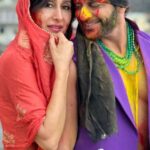Karanvir Bohra Instagram - Kitna mazza aaraha hai! 😄❤... #happyholi everyone.. @bombaysunshine #myholi2023 📸 @haroon_ali15