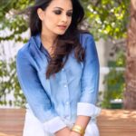 Kavya Shetty Instagram - 💙💙💙 Photo @jimmynomula Creative Producer @ramugajjala Digitec @rjrachastoryteller Styling @smitha_prakash19 Outfit @tvarusstudio Jewellery @jewelboxbyarnav Makeup @makeupby_chandana_amaravadi Hair @glamupwithrohini Location @olivebistrohyd