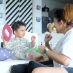 Kishwer Merchant Instagram - I am not just a mother! I am a happy mother! Ask a mother how she is feeling. While she will say, “I am fine,” she is actually exhausted and tired. Among the thousand things she is managing, she and the baby are not sleeping well. Thank goodness this aspect has been taken care of for me and, of course, for my little Nirvair, who is quite content to be in his built-like-a-fort, comfy-as-a-feather cot that is not only durable, sturdy, safe, and non-toxic but also reliable! (A dream come true!) Check @tbs.studiogram . It’s amazing how they understand mothers and, of course, babies. Their cots added a special touch to our lives by being non-toxic, durable, safe, reliable, and sturdy. With world class design, my little one Nirvair (and I!) get bubbling dreams and a cosy snooze every day.