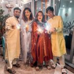 Kishwer Merchant Instagram - Happy Diwali ❤️
