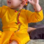 Kishwer Merchant Instagram - Last year on this day we got him home.. and our lives changed in a beautiful way forever ❤️ #hamarapyaru #sukishkababy Happy Janmashtami ❤️