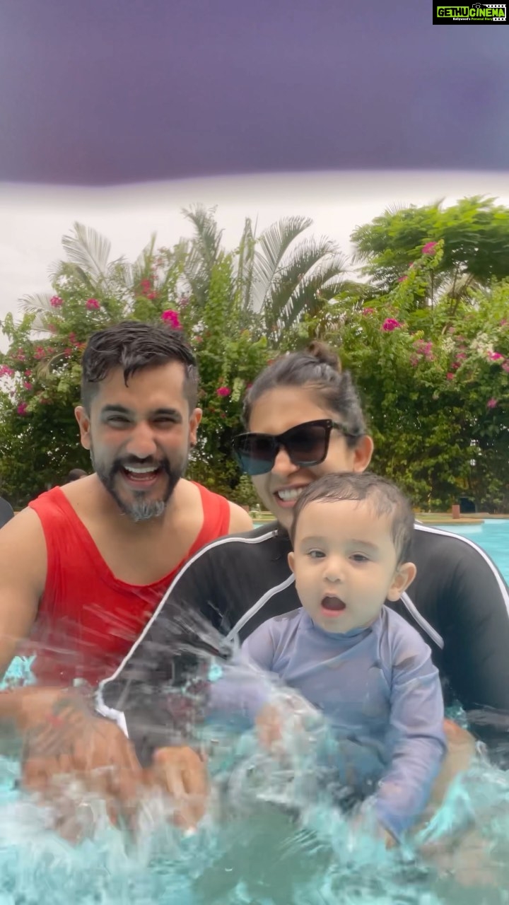 Kishwer Merchant Instagram - Went down to this after celebrating aryamans birthday a night before like crazy .. Getting very comfortable with these family staycations π Thank u @anchaviyo .. you were beautiful π€© Anchaviyo
