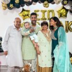 Kishwer Merchant Instagram - Eid Mubarak from Us to You ❤️ @mamaamerchantt @suyyashrai @nirvair.rai @batuknathrai @pablosexxobarr
