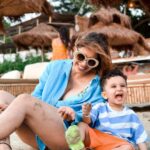 Kishwer Merchant Instagram - "yes I gave you life, but really you gave me mine" 🧿❤️