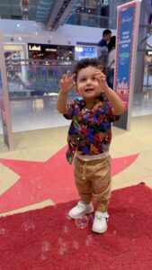 Kishwer Merchant Instagram - date with my little guy 🤌