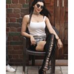 Kriti verma Instagram - When you can't decide what's prettier ?? Car or the one posing with it 😋 . . . . . . . #kriti #kritiverma #bts #pose #love #cars #yellow #shortskirt #biggboss #kalakalachashma #explore #foryou #foryourpage #trending #foryou #model #actor #actorslife #jaimatadi 🙏🧿