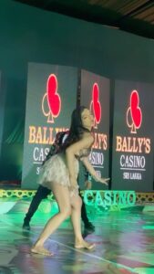 Kriti verma Instagram - Haaye Garmi 🔥🥵 Glimpse from my yesterday’s show🔥🔥 Touchwood it was one of the most amazing and super hit shows. Housefull and paisa was oil😋 . . . . . . #kriti #kritiverma #reel #dance #event #eventdiaries #casino #ballys #ballysentertainment #hot #tall #moved #garmi #norahfatehi #norah #jaimatadi🙏 Grand Orchid Resorts Ludhiana