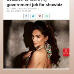 Kriti verma Instagram - Today's Etimes 🔥 Hell yesss...i left one of the most Reputed and difficult to get jobs of India.. I resigned as Central Excise & Customs Inspector last year. Hope this decision goes in my favor in long term 🙏🥰 . . . . #kriti #kritiverma #timesofindia #etimes #gst #model #actor #anchor #dancer #toi #article #newspaper #jaimatadi 🙏