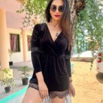 Kriti verma Instagram - Happy Ram Navami 🔥🔥 . . . . . . #webseries -#shoot#onset #shootdiaries #black #tallgirl #actor #kriti #kritiverma #terebinajiyajayena #biggboss #mtv #roadies #foryou #explore