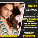 Kriti verma Instagram - Contact +91 93194 86981 / +91 92111 08883 For Enquiries . . . . . . #kriti #kritiverma #dance #collab #reels #event #shows #performance #business #actor #actorslife #musicvideo #bb13 #biggboss #bigboss #MTV #Roadies #webseries #zee #colors #endemol #jaimatadi🙏🏻🚩