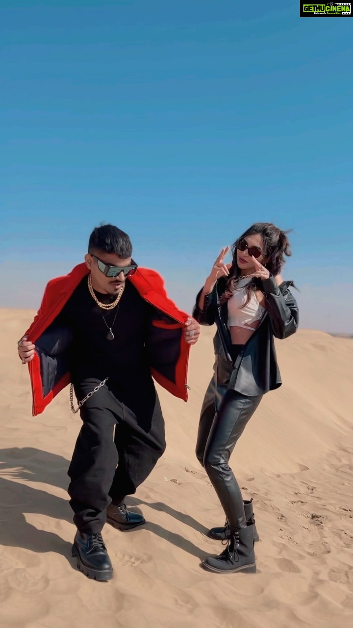 Kriti verma Instagram - “Pappi” season is on 🚀 Song is trending on reels 🫶🏻 Jai bairang bali 🥰❤️♥️🎉 . . . #manishrawal #trending #viral #post #sound #new #music #reels #biggboss16 #kritiverma #expertjatt #mix #song #songs #instagood #instagram