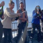 Lopamudra Raut Instagram - Happy Holi !! #happyholi #courchevel #champagne #champagneshowers #snow #skiing #trip #travel #frenchalps La Folie Douce Meribel Courchevel
