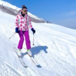 Lopamudra Raut Instagram - Disconnected while skiing on the steep slopes of chairlift #skiing #snow #slopes #adventure #winter
