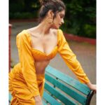 Lopamudra Raut Instagram - ⭐️ Shot by @kunalgupta91 makeup and hair @nilamkenia Styled by - @mahekksutaria Assisted by - @shehjan26 Outfit - @moonstruckbyss #yellow #hello