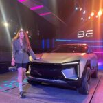 Lopamudra Raut Instagram - What a magnificent launch !! Me being a car buff couldn’t have missed this. It was a pleasure meeting the man I have always looked up to Mr Anand Mahindra along with the Founder of Formula E, Mr Alejandro Agag. 🤟🏼Thank you Mahindra for having me. Extremely honoured to be a part of the electric revolution. #MahindraEVFashionFestival #Mahindra #BE #xuv #bornelectricvision Hitech city,hyderabad