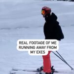 Lopamudra Raut Instagram - What is it you are running away from ? Share if you are 😉😅😝 #skiing #mountains #snow