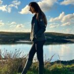 Madhurima Roy Instagram - When you find yourself in a painting. The sky, the light, this day, such a tease 💭 .. Holyhead Angelsey, Wales
