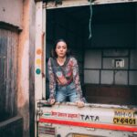Madhurima Roy Instagram - Up tempo ⬆️ .. Quite literally .. Creative direction & photography @bharat_rawail Styling @henna.akhtar & I .. #potraits #streetstyle #rusted #photoshoot