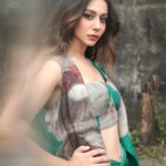 Madhurima Roy Instagram – Like me my greens 🥬 
..
Wearing @yam.india at @vyoum_official 
Styled by @minnisster 
Shot by @vink.photography 
Hair & makeup by @nishisingh_muah 

..
#indowesternstyle #fashiongram #portraitsofficial #greenoutfit #ethnicfashion #fashioncollaboration
