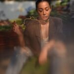 Madhurima Roy Instagram - Brownies🥧 .. @lala_photuwale .. #portrait #brownoutfit #blazerstyle #brownskingirl #photoshootday