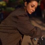 Madhurima Roy Instagram - Brownies🥧 .. @lala_photuwale .. #portrait #brownoutfit #blazerstyle #brownskingirl #photoshootday