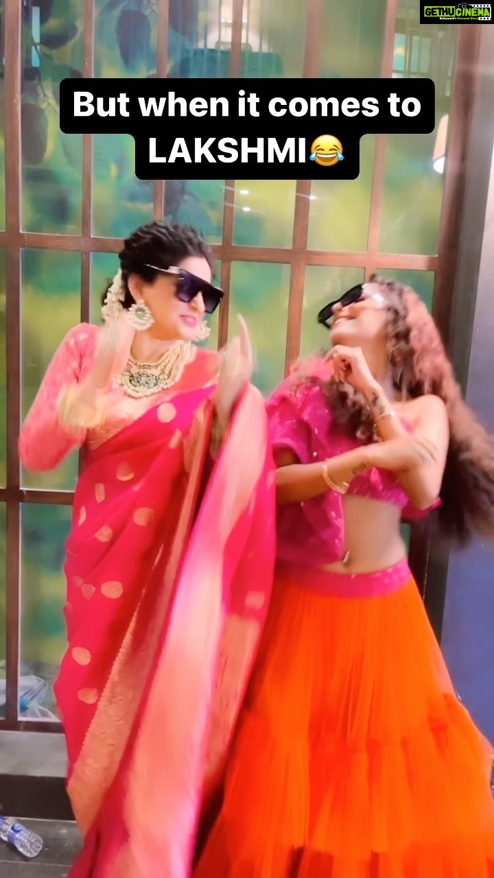 Maera Mishra Instagram - We are not mean, we are just us. 😂 #iykyk #bhagyalakshmi #zeetv #zee #neelamoberoi #malishka @zeetv @bansalsmita_