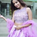 Maera Mishra Instagram - Adoring the festive collection by @aliyanabymeenabazaar #festivevibes #explore #lehenga #drapesaree
