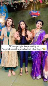 Smita Bansal Instagram - Stop torturing us please. 😂
#bhagyalakshmi #malishka #neelamoberoi #karishmaoberoi #zeetv @bansalsmita_ @parullchaudhry