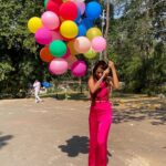 Maera Mishra Instagram – Just felt PINK🌸💖
Styled by @tripzarora 💓
#bhagyalakshmi #malishka #zee #zeetv