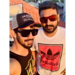 Mahat Raghavendra Instagram - The one person I whole heartedly call My Best Friend... @alagiridhaya wishing you all the love, happiness and success in every sphere of your life. Happy birthday #Thala 🤍 Here's to a year like never before! 🍻🥳 love you 🤗