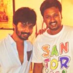 Mahat Raghavendra Instagram - The one person I whole heartedly call My Best Friend... @alagiridhaya wishing you all the love, happiness and success in every sphere of your life. Happy birthday #Thala 🤍 Here's to a year like never before! 🍻🥳 love you 🤗