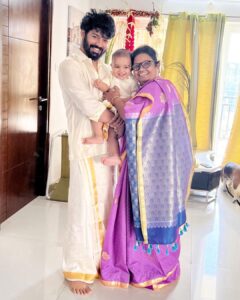 Mahat Raghavendra Instagram - Wish you all a very happy & a prosperous #vinayagarchathurthi ❤️
May lord ganesh remove all the obstacles of your life! Protect you  from evil and fulfill all your wishes 😇🤗
@adhiyamanraghavendra 😘