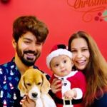 Mahat Raghavendra Instagram - Merry Christmas 🎄may you and your be filled with laughter & love ❤️🤗 Special wishes from our little Santa 🤶@adhiyamanraghavendra #merrychristmas