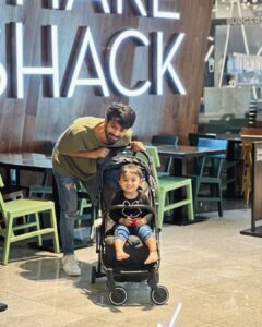 Mahat Raghavendra Instagram - A day out with dada!!! ❤️ @mahatofficial