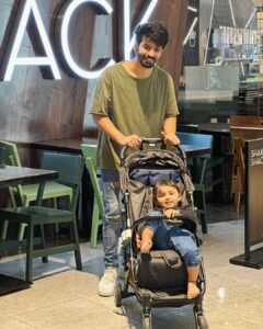 Mahat Raghavendra Instagram - A day out with dada!!! ❤️ @mahatofficial