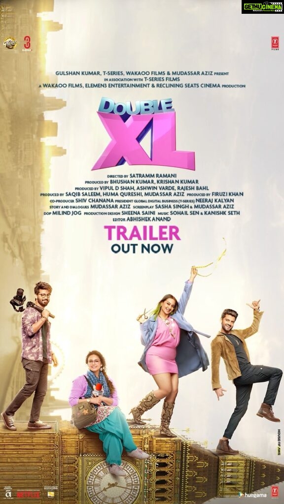 Mahat Raghavendra Instagram - The size of the audience’s love for #DoubleXL is getting BIGGER! 😍 The trailer is out; watch now - https://bit.ly/DoubleXL-Trailer The movie is coming in the cinemas near you on 4th Nov 2022. @aslisona @iamhumaq @iamzahero @mahatofficial #BhushanKumar #KrishanKumar @vipuldshahofficial @ashwinvarde @bahlrajesh #MudassarAziz @saqibsaleem @satramramani @shivchanana @milind_jog @seth_kanishk @sohailsen @jimmysheirgill @shikhardofficial @niki_walia @kanwaljit19 @sachinshroff1 @alkabadolakaushal @dollysingh @tseries.official @tseriesfilms @wakaoofilms @elemen3entertainment @optimystixmedia @aafilms.official