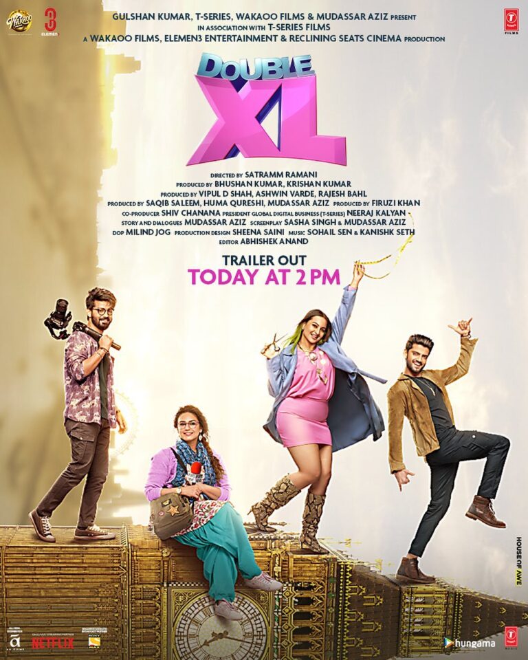 Mahat Raghavendra Instagram - Double up the celebrations with the cast of #DoubleXL. Trailer out at 2 pm today. Fun, food & laughter guaranteed! The movie is coming in the cinemas near you on 4th Nov 2022. https://bit.ly/DoubleXL-Trailer @aslisona @iamhumaq @iamzahero @mahatofficial #BhushanKumar #KrishanKumar @vipuldshahofficial @ashwinvarde @bahlrajesh #MudassarAziz @saqibsaleem @satramramani @shivchanana @milind_jog @seth_kanishk @sohailsen @tseries.official @tseriesfilms @wakaoofilms @elemen3entertainment @optimystixmedia @aafilms.official