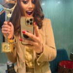 Mahek Chahal Instagram – Keep working hard and you’ll get an award. Best actress in a negative role. ❤️🙏🏻#indiantellyawards2023 @tellychakkar #naagin6