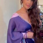 Mahek Chahal Instagram - No Indian girl can ever say no to the magic of saree! 💜💜💜💜 Film City