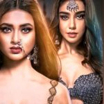 Mahek Chahal Instagram - Me and my wonderful Co-star @tejasswiprakash . Teju u rock ❤️ #Naagin6 @colorstv @balajitelefilmslimited Bandra West