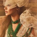 Mahek Chahal Instagram - For @jaipurjewelleryshow Shot by @abhishekkhandelwal08 Styled by @hoorvi.j.valaya Make up and hair by @ankchikara.artistry Creative @sfactor.besocial @vrindaarora Artist management @sameer_joshi Outfit @kamaalicouture
