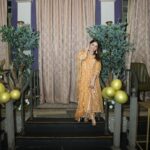 Mahhi Vij Instagram – Orange kind of day 

👗 @shopmulmul 
 Styled by @stylebysaachivj 
 Earrings @azotiique