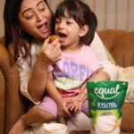 Mahhi Vij Instagram - As a mother, my children’s well-being is of utmost importance to me. That is why when I heard about Equal Xylitol Sweetener, I knew it was the best thing for my kids. It is natural, low calorie, and also, tooth-friendly. I made laddoo with it... Which Tara absolutely loved!! You can also try it to make your favourite desert yummy and healthy with @equal.india Xylitol. Make the switch to Equal Xylitol Sweetener today!