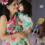 Mahhi Vij Instagram – Maa n my Tara 
Tara is wearin my t shirt on top of hee night suit … mumma ko miss ker rahi hu is what she said when my mom asked her why are u wearing mumma t shirt
