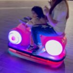 Mahhi Vij Instagram – When your 2.5 year old baby takes you for a ride 🎈