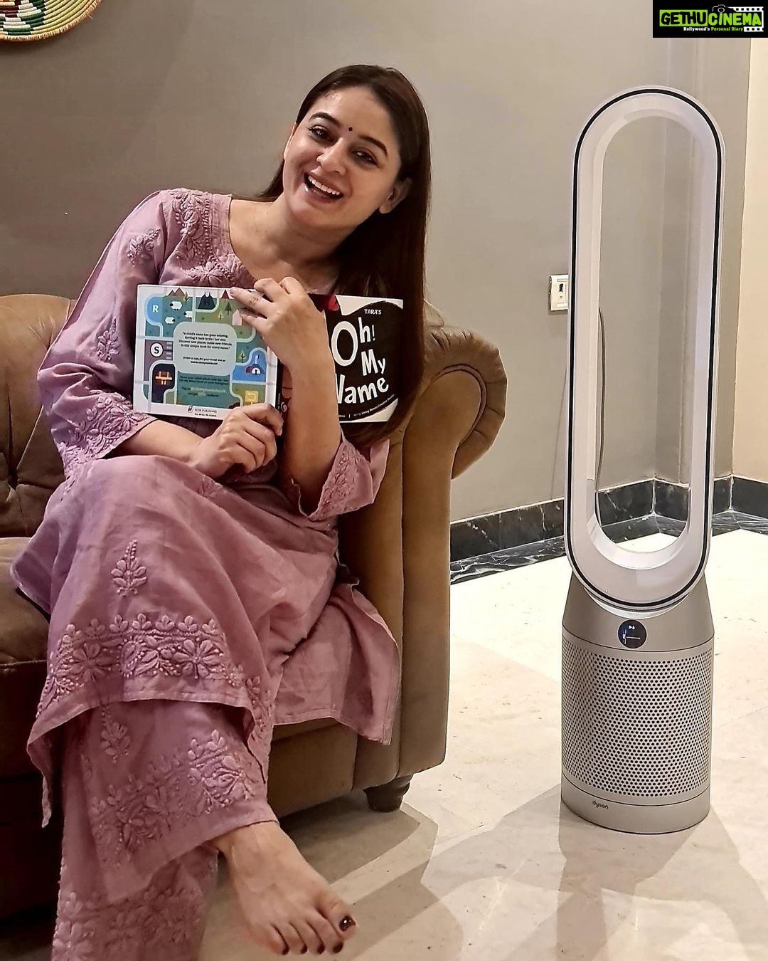 Mahhi Vij Instagram - As a mother I am constantly concerned about the changing pollution levels in our city! So I’m very excited that I finally got my hands on the the Air Purifier by @dyson_india Scientifically tested to capture multiple allergens in the filter, the air purifier is Certified Asthma & Allergy Friendly! It comes with Intelligent control with in - app reporting and lets you control the air quality in your home! After all good health should always be a top priority! #DysonIndia #ProperPurification #gifted