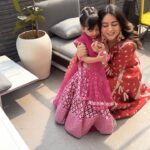 Mahhi Vij Instagram - Tara and mumma 🌺 @sewfairylabel @vblitzcommunications @shopmulmul